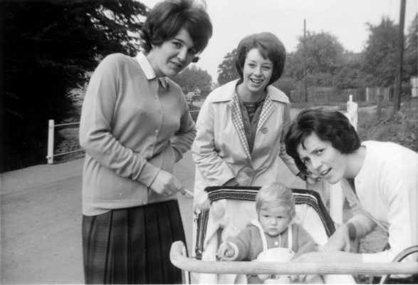 Anne Hewitt and friends, c.1970. | Anne Hewitt, Bottesford Local History Archive