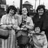 A group of friends, outside Bottesford station