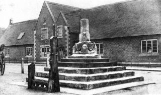 Bottesford School, around the turn of the Century; the central gabled section may well be the original mid-1850s school house flanked by school rooms added later. | Bottesford Local History Archive