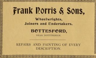 Reproduced from the programme of ‘The Pirates of  Penzance’, Bottesford Operatic Society (1926). | Contributed by Mr Godfrey Sutton, Bottesford Local History Archive