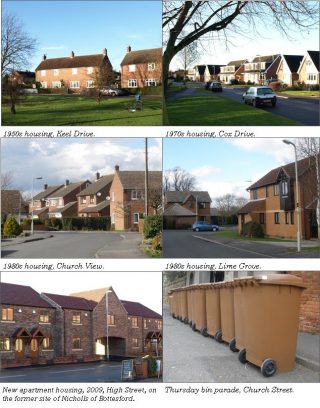 New village housing developments (and the wheelie bins). | Bottesford Local History Archive