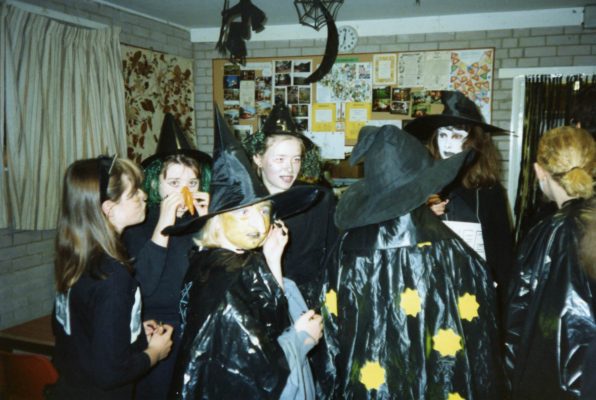 The Guides' Halloween party, 1989