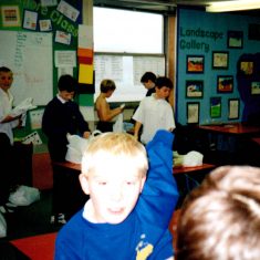 BOT042_012 Primary_romans_1996 Roman Time at Bottesford Primary School, six pictures