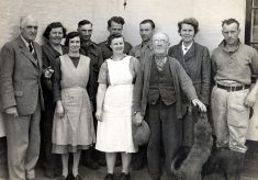 Farm workers at Merrivale Farm, Plungar