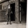 Dick Pell at Grange Farm, Plungar, 1930s