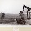 Oil well at T.B.Kirk's farm (Poplar Farm), Plungar, 1953