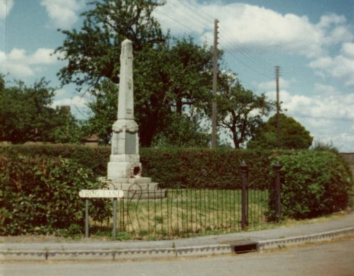 BOT189_061 DKI_2 26 Plungar War Memorial