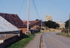 Pasture Farm, Huckleby's Farm and St Helen's Church, Plungar