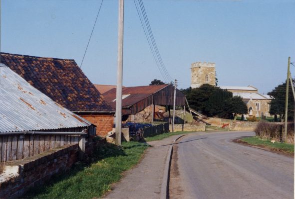 Pasture Farm, Huckleby's Farm and St Helen's Church, Plungar