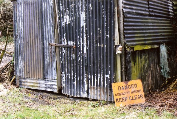 A joke, surely! The sheds did contain boxes that had once held explosives (we didn't check that they were all empty), but no explosions have been reported. | Margaret Langton