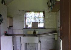 Interior of the kitchen at the Lock House