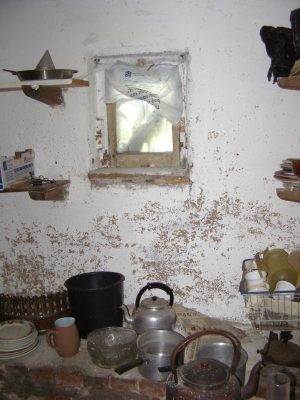 Store cupboard interior - pots and pans. | Neil Fortey