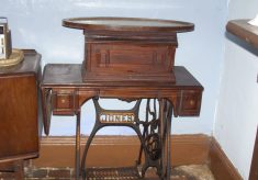The 'spare' sewing machine.