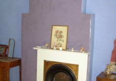 Bedroom fire place