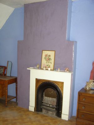 Fire place in the bedroom above the dining room. | Neil Fortey