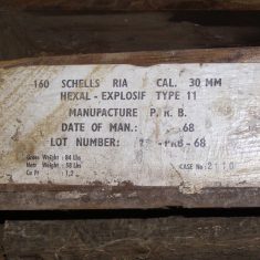 The label on one of the boxes - it speaks for itself! BOT196/100 | Neil Fortey