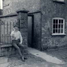 'Geoff outside the Chapel round The Green (Devon Lane), Bottesford, Nott'm' | Janet Dammes
