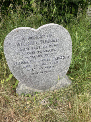 William Turner headstone#2 The headstone for William and his second wife Elizabeth. | Linda Preston