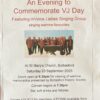 An Evening to Commemorate VJ Day