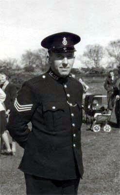 33d BOT181_030_Sgt. Bradshaw, Field day enhanced Sergeant Bradshaw, c.1950. | Michael Bradshaw