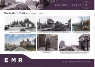 EMR station history image003 Bottesford Station history - in pictures | Author - Neil Fortey; design and layout by East Midland Railway (EMR) graphic design team.