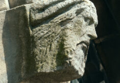 External carvings on the clerestory of St Mary's