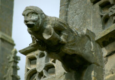 Carvings on the southern elevation of the south transept at St Mary's