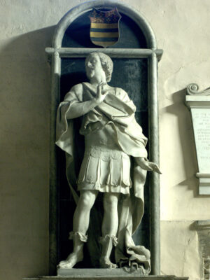 Marble statue of George Manners, 7th Earl of Rutland. | Neil Fortey