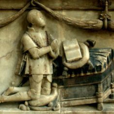 Weeper on the Tomb of his parents Thomas and Eleanor Manners. This figure represents their eldest son and heir. | Neil Fortey